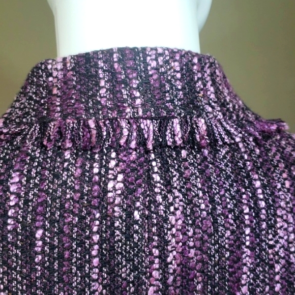 Dressbarn Purple 💜 Women's Blazer Jacket Made In Vietnam Size 14 - Picture 11 of 15